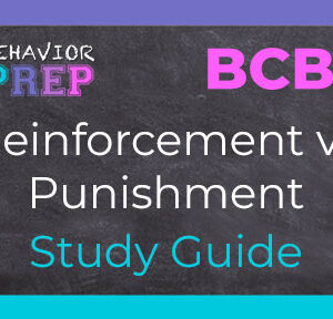 BCBA Reinforcement vs Punishment Study Guide