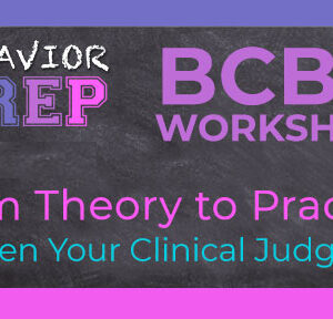bcba workshop from-theory to practice